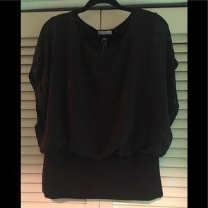 Joseph A. Butterfly Sleeve Top